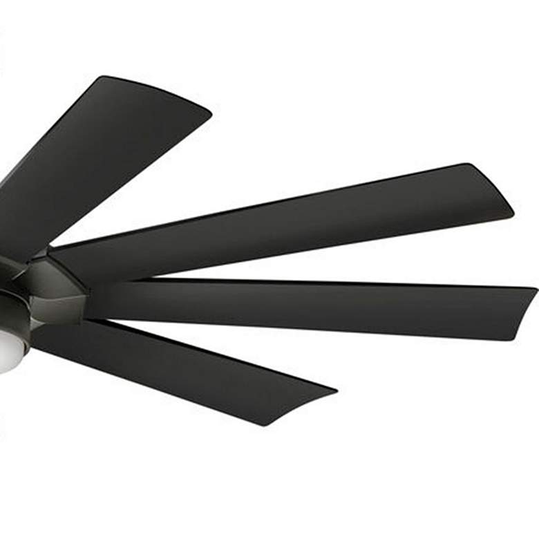Image 3 60" Hinkley Turbine Matte Black LED Smart Control Ceiling Fan more views