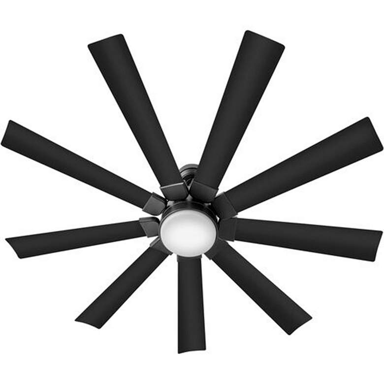 Image 5 60" Hinkley Turbine Matte Black LED Smart Control Ceiling Fan more views