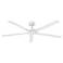 60" Hinkley Vento Matte White Smart Ceiling Fan