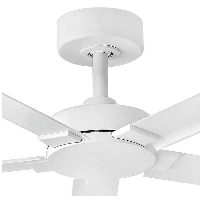 Image 2 60" Hinkley Vento Matte White Smart Ceiling Fan more views