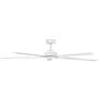 5_60" Hinkley Vento Matte White Smart Ceiling Fan more views