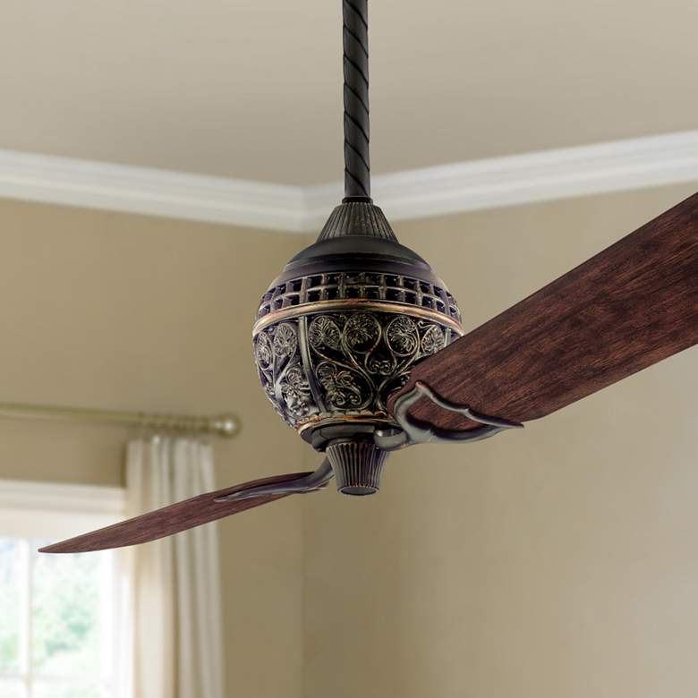 Image 1 60" Hunter 1886 Limited Edition 2-Blade Ceiling Fan with Pull Chain