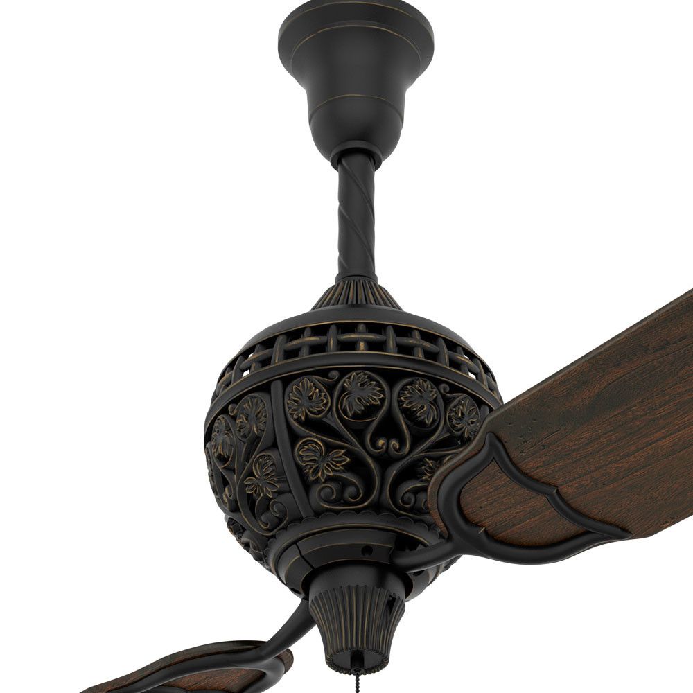 Image 7 60" Hunter 1886 Limited Edition 2-Blade Ceiling Fan with Pull Chain more views