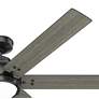 3_60" Hunter Gravity Matte Black LED Smart Ceiling Fan more views