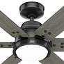 4_60" Hunter Gravity Matte Black LED Smart Ceiling Fan more views