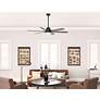 5_60" Hunter Gravity Matte Black LED Smart Ceiling Fan more views