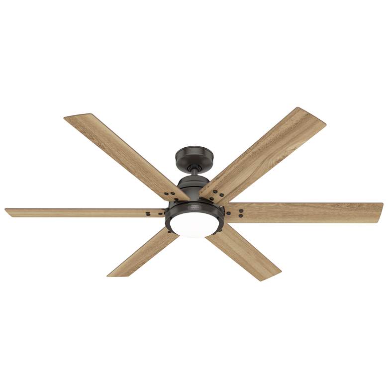 Image 1 60 inch Hunter Gravity Noble Bronze LED Smart Ceiling Fan