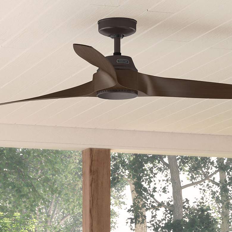 Image 1 60" Hunter Mosley Premier Bronze and Cocoa Ceiling Fan