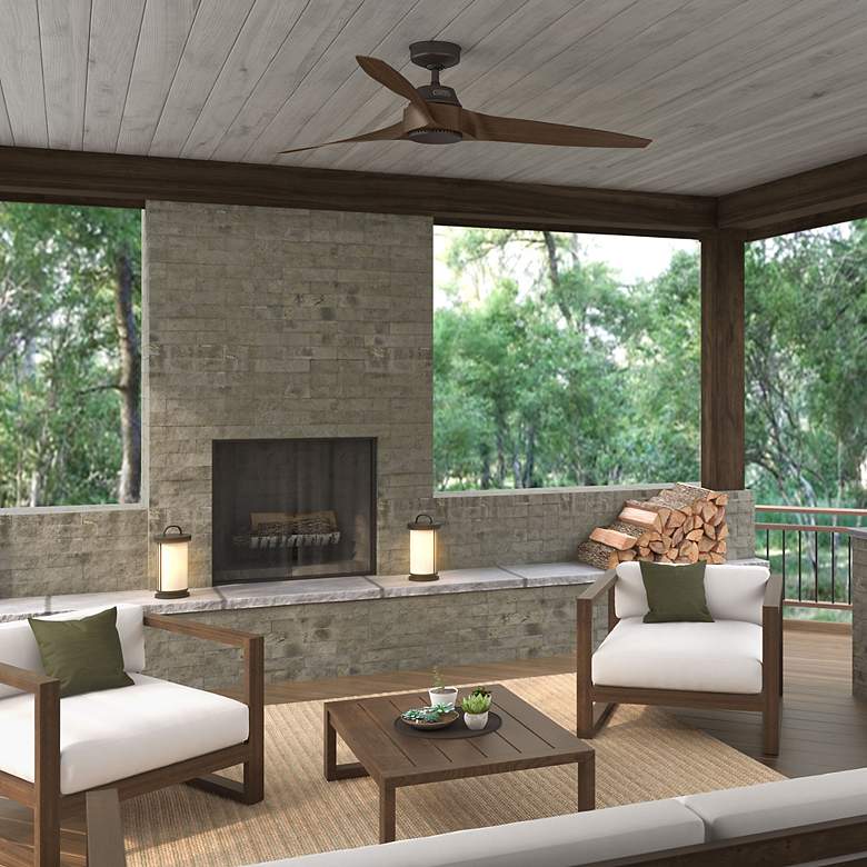 Image 4 60" Hunter Mosley Premier Bronze and Cocoa Ceiling Fan more views