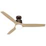 60" Hunter Neuron LED Metallic Chocolate Ceiling Fan with Remote