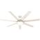60" Hunter Phenomenon Matte White LED Smart Ceiling Fan