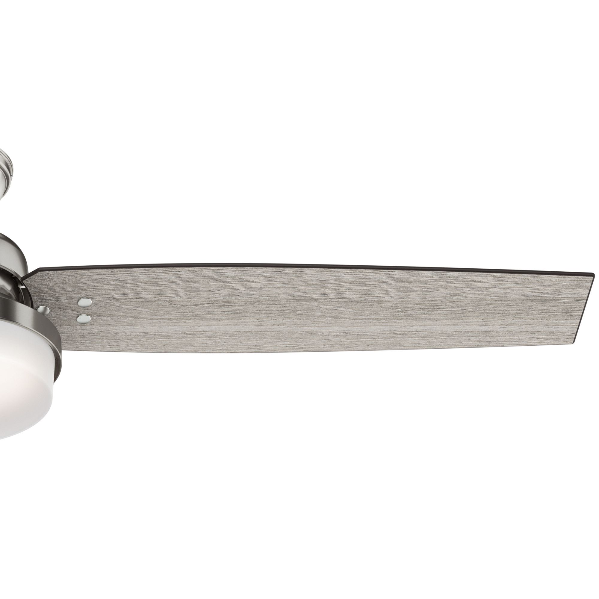 Image 7 60" Hunter Sentinel Brushed Nickel LED Ceiling Fan with Remote more views