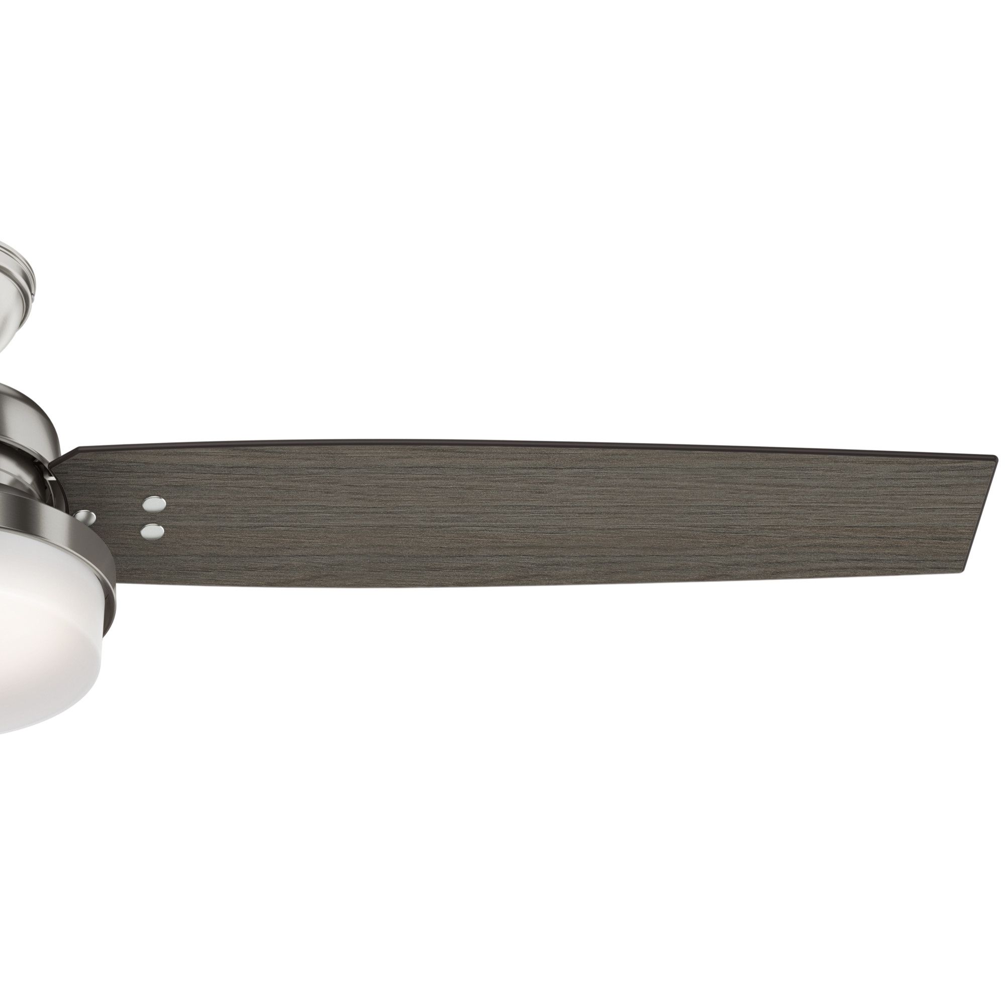 60" Hunter Sentinel Brushed Nickel LED Ceiling Fan with Remote