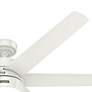 Thumbnail4 of 60" Hunter Solaria LED Damp Rated White Ceiling Fan with Wall Control more views