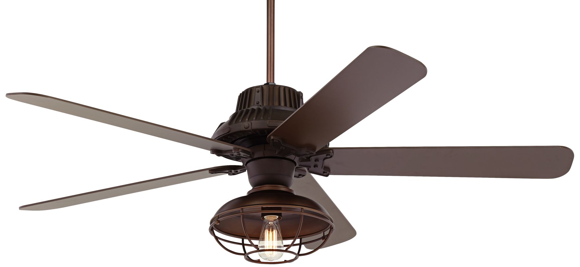 60" Industrial Forge LED Outdoor Ceiling Fan
