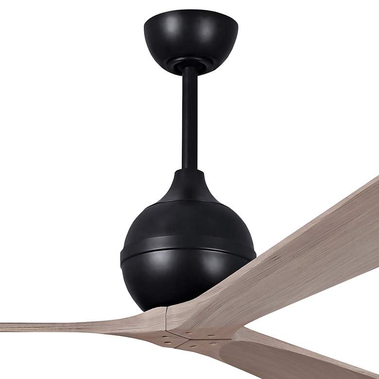 Image 3 60" Irene-3 Matte Black and Gray Ash Ceiling Fan more views