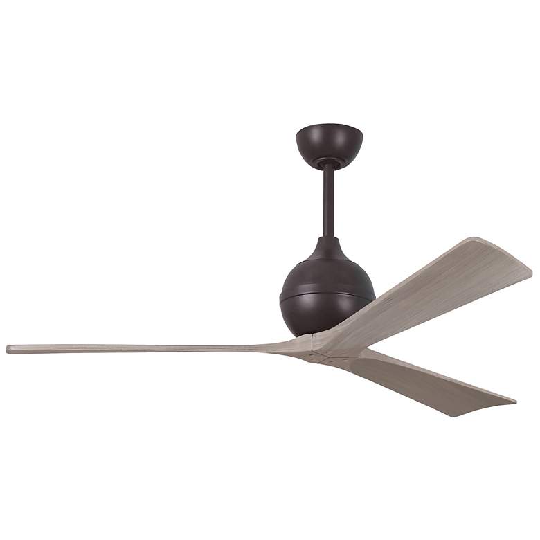 Image 1 60 inch Irene-3 Textured Bronze and Gray Ash Ceiling Fan