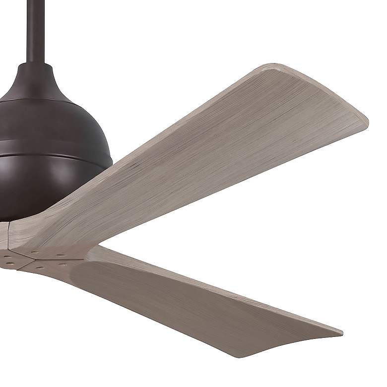 Image 6 60" Irene-3 Textured Bronze and Gray Ash Ceiling Fan more views