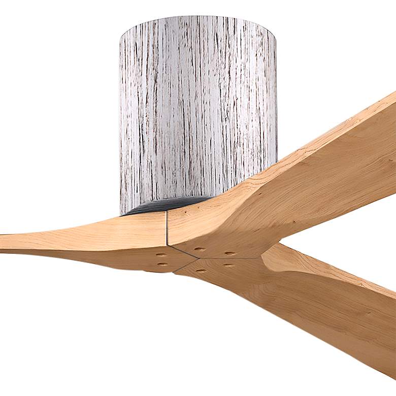 Image 2 60" Irene-3H Barnwood and Light Maple Tone Ceiling Fan more views
