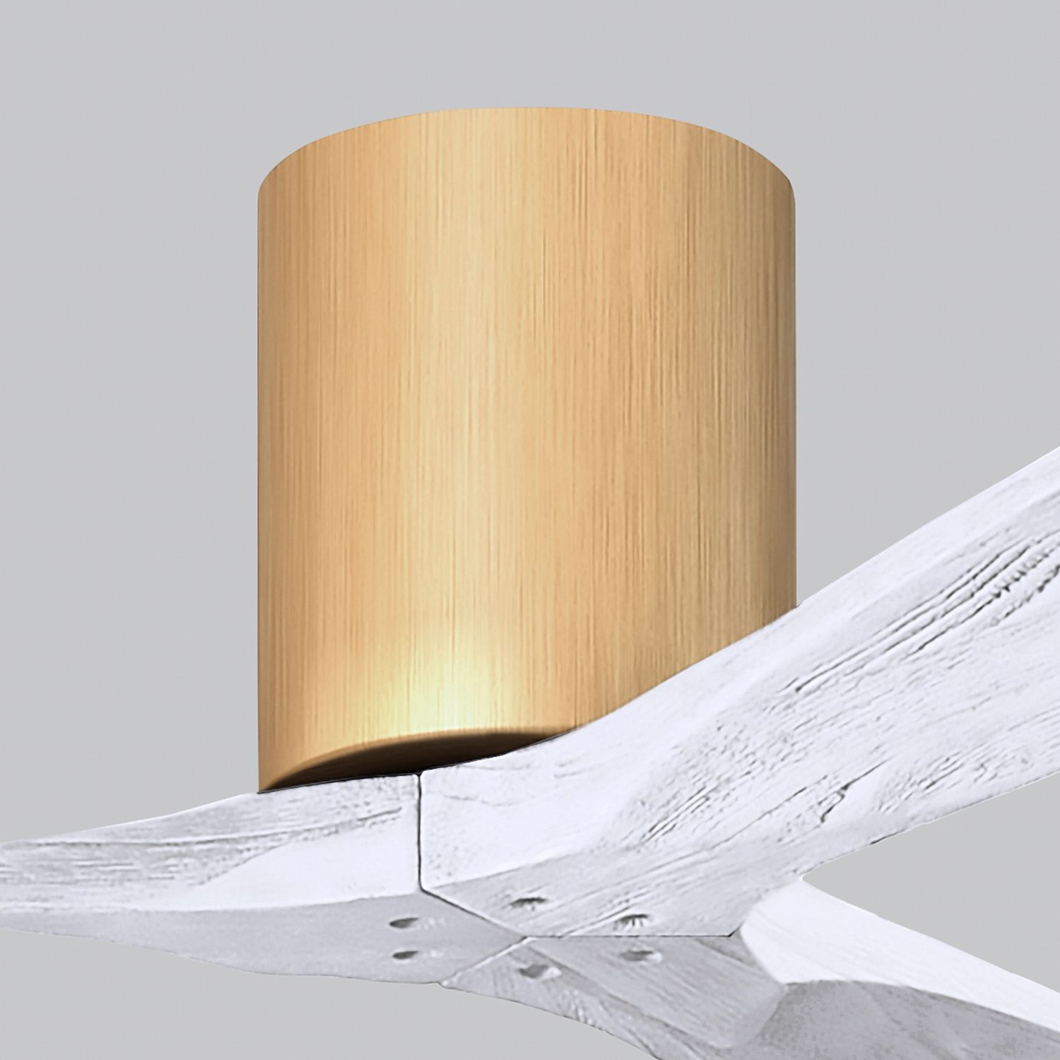 60" Irene-3H Light Maple and Matte White Ceiling Fan