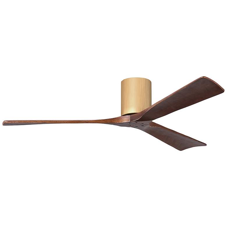 Image 1 60" Irene-3H Light Maple and Walnut Tone Ceiling Fan