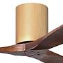 60" Irene-3H Light Maple and Walnut Tone Ceiling Fan
