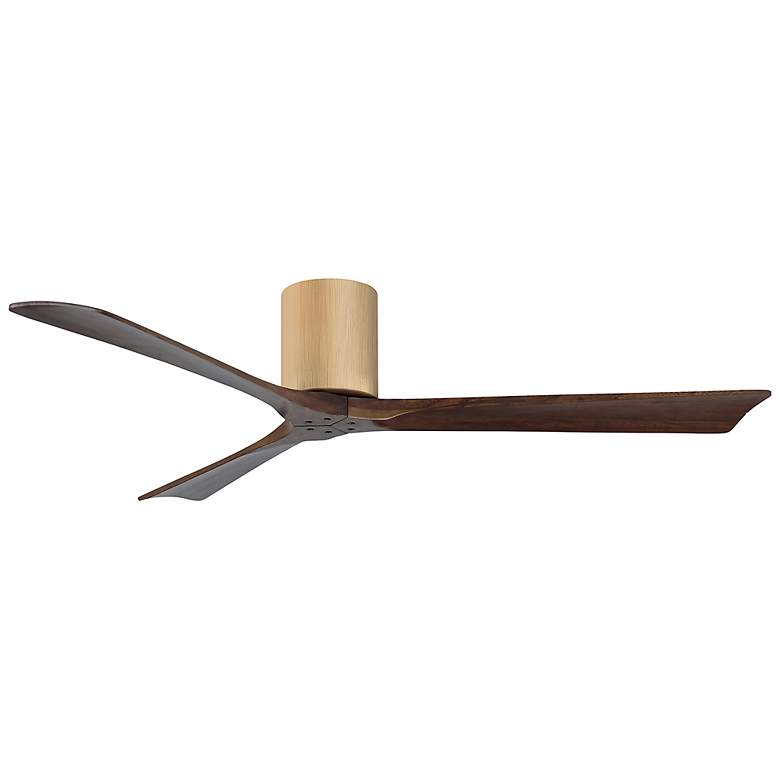 Image 3 60" Irene-3H Light Maple and Walnut Tone Ceiling Fan more views