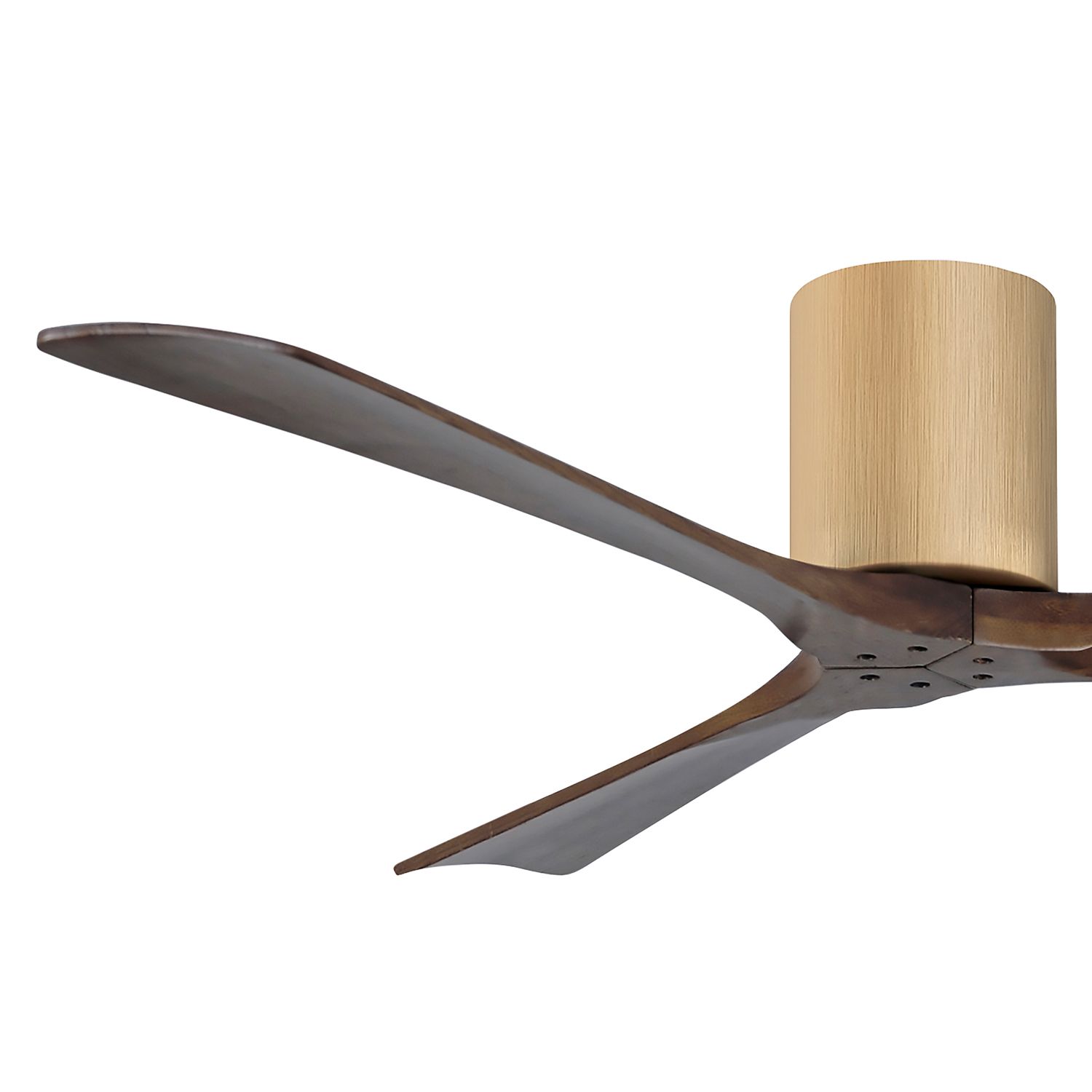 60" Irene-3H Light Maple and Walnut Tone Ceiling Fan