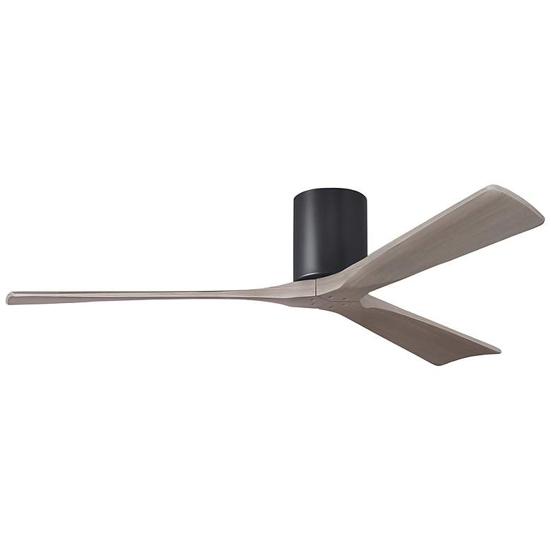 Image 2 60" Irene-3H Matte Black and Gray Ash Ceiling Fan