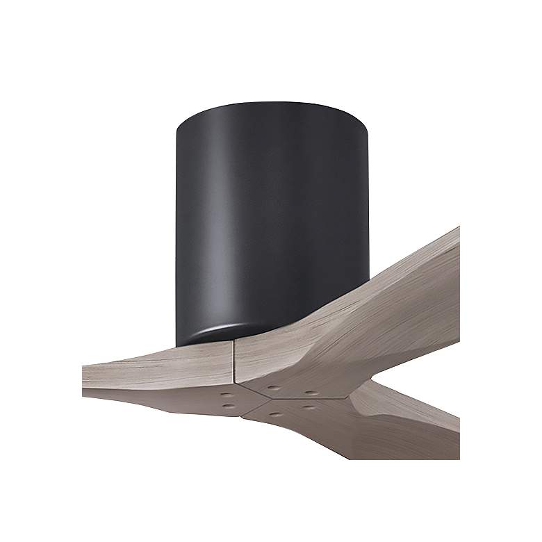 Image 3 60" Irene-3H Matte Black and Gray Ash Ceiling Fan more views