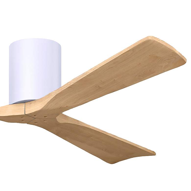 Image 6 60" Irene-3H Matte White and Light Maple Tone Ceiling Fan more views