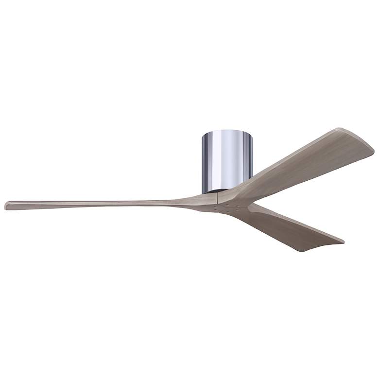 Image 1 60 inch Irene-3H Polished Chrome and Gray Ash Ceiling Fan