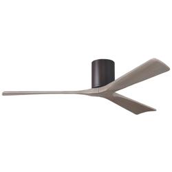 60&quot; Irene-3H Textured Bronze and Gray Ash Ceiling Fan