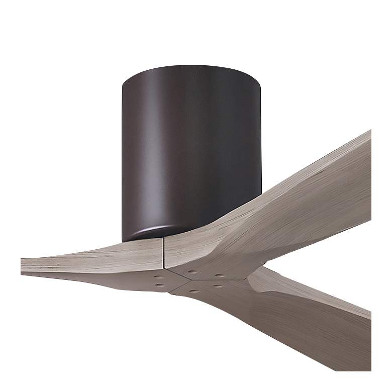 Image 2 60 inch Irene-3H Textured Bronze and Gray Ash Ceiling Fan more views