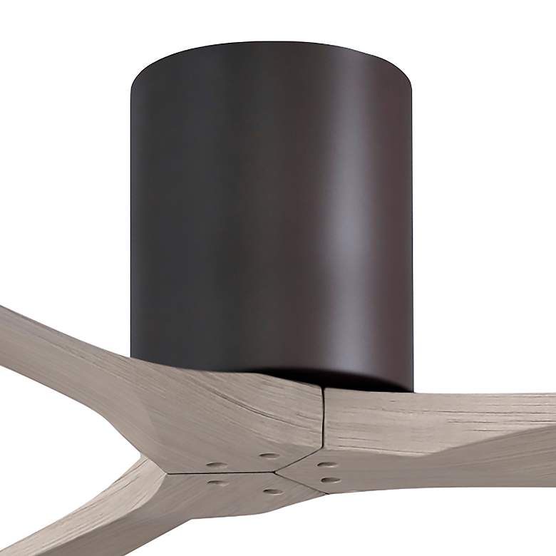 Image 7 60" Irene-3H Textured Bronze and Gray Ash Ceiling Fan more views