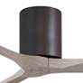 7_60" Irene-3H Textured Bronze and Gray Ash Ceiling Fan more views