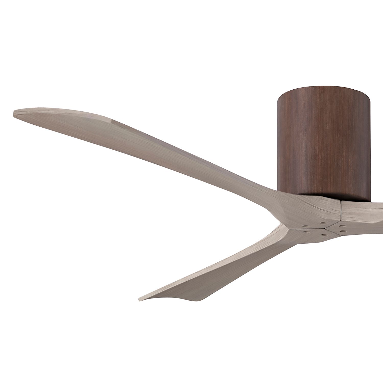 60" Irene-3H Walnut and Gray Ash Ceiling Fan