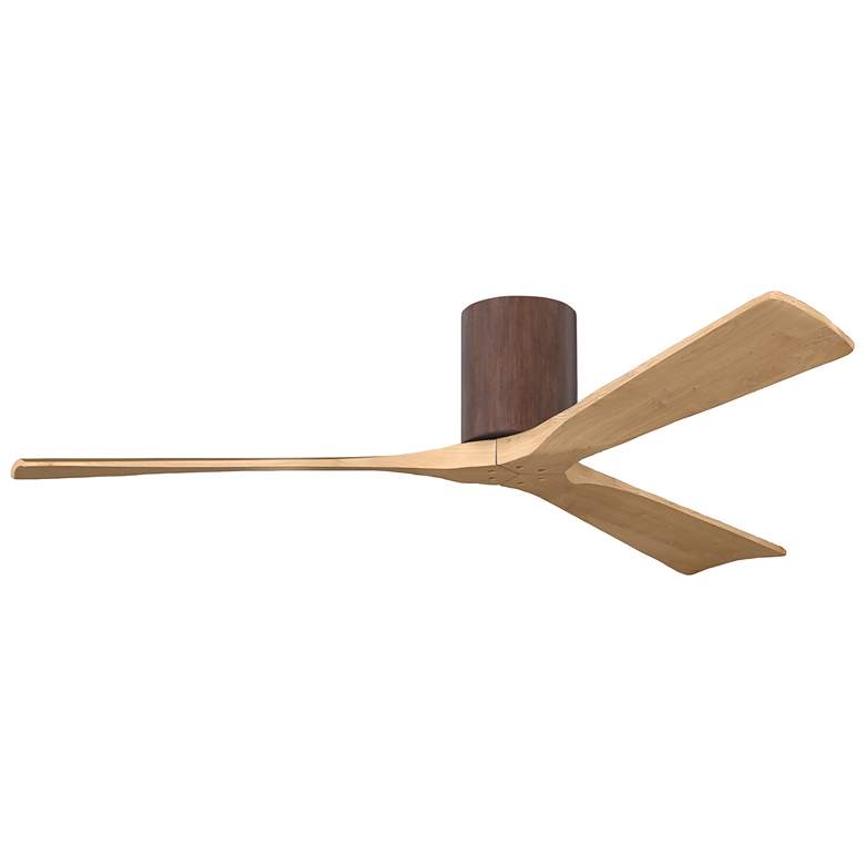 Image 1 60" Irene-3H Walnut and Light Maple Tone Ceiling Fan