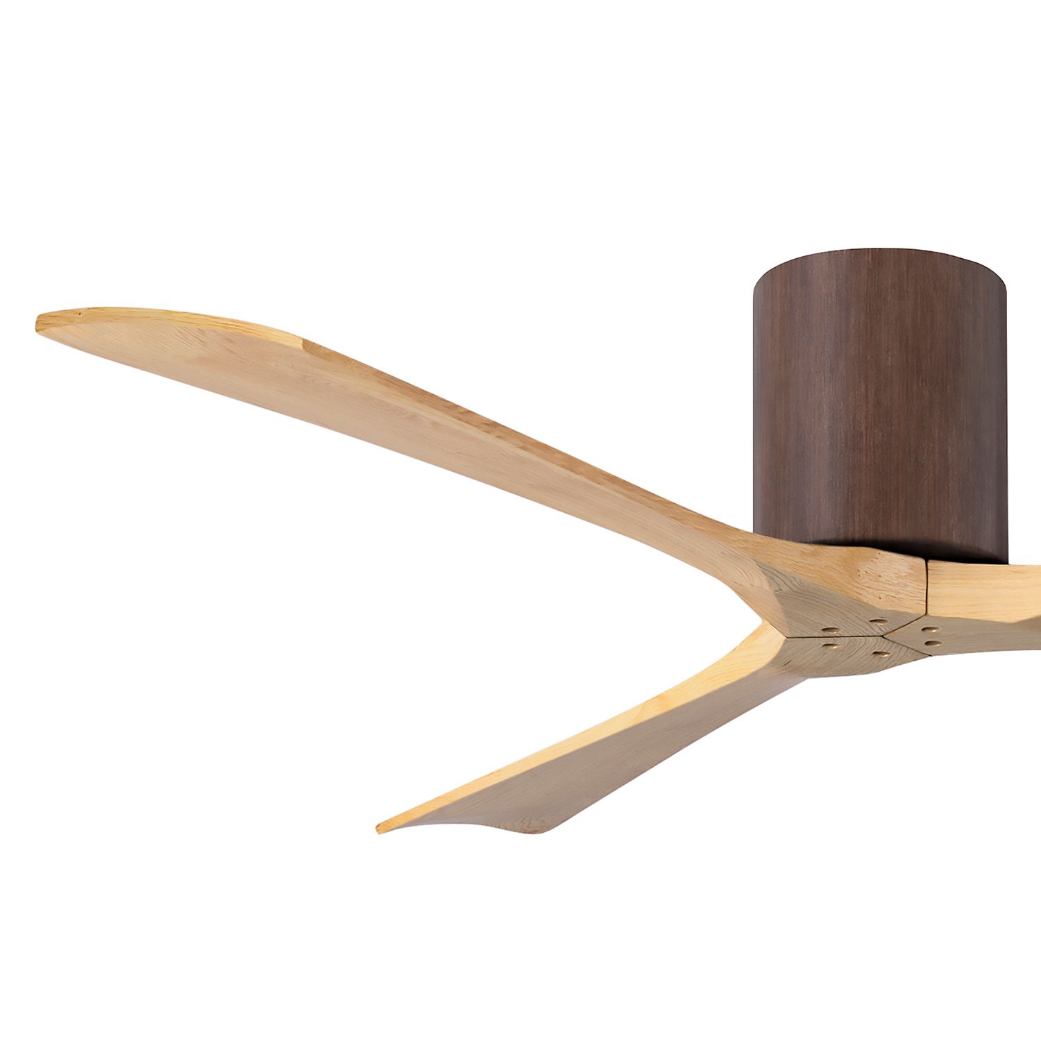 60" Irene-3H Walnut and Light Maple Tone Ceiling Fan