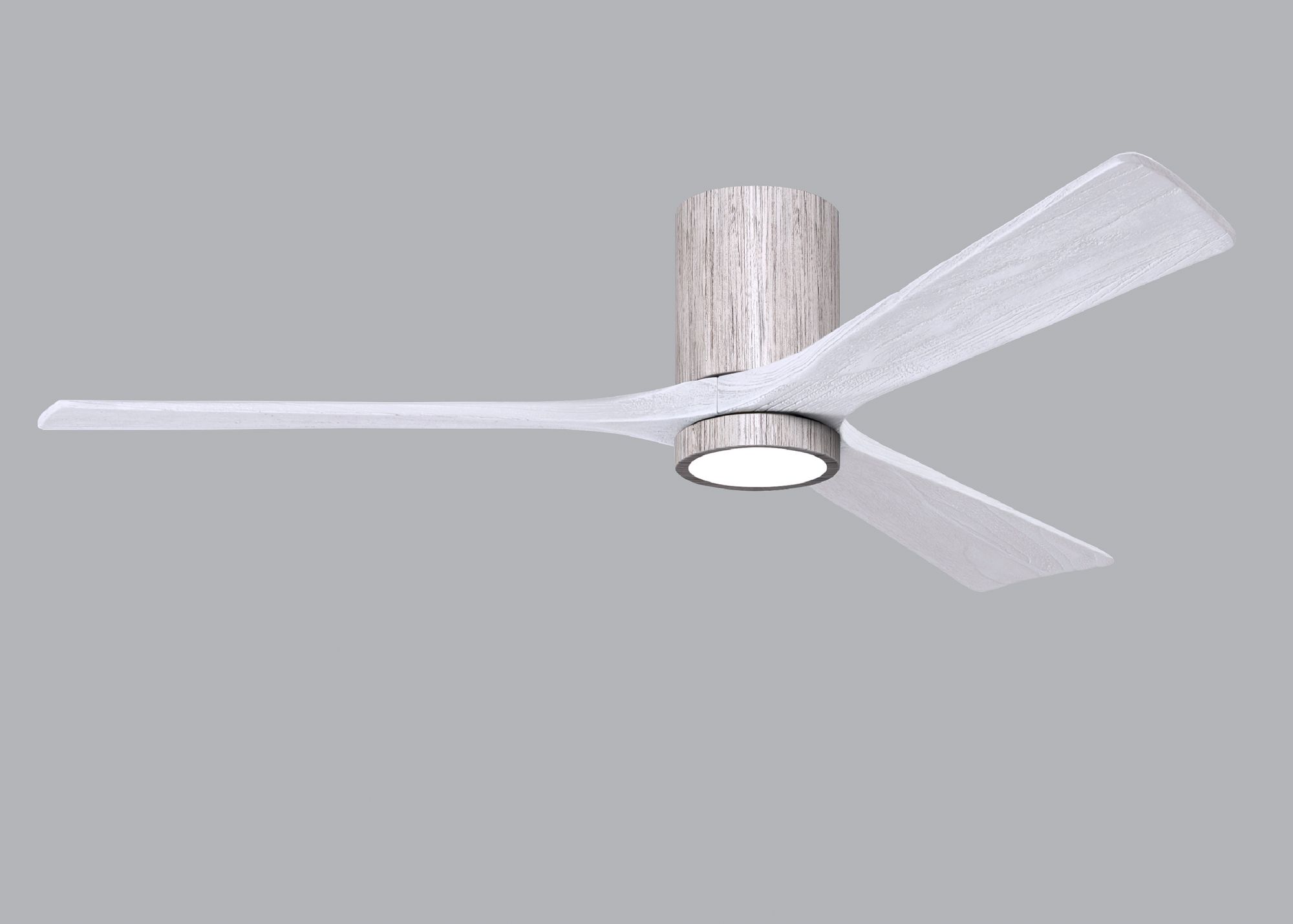 Image 6 60" Irene-3HLK Barnwood and Matte White LED Ceiling Fan with Remote more views