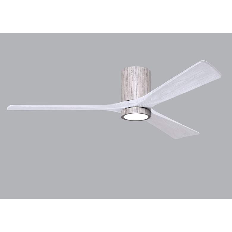 Image 6 60" Irene-3HLK Barnwood and Matte White LED Ceiling Fan with Remote more views