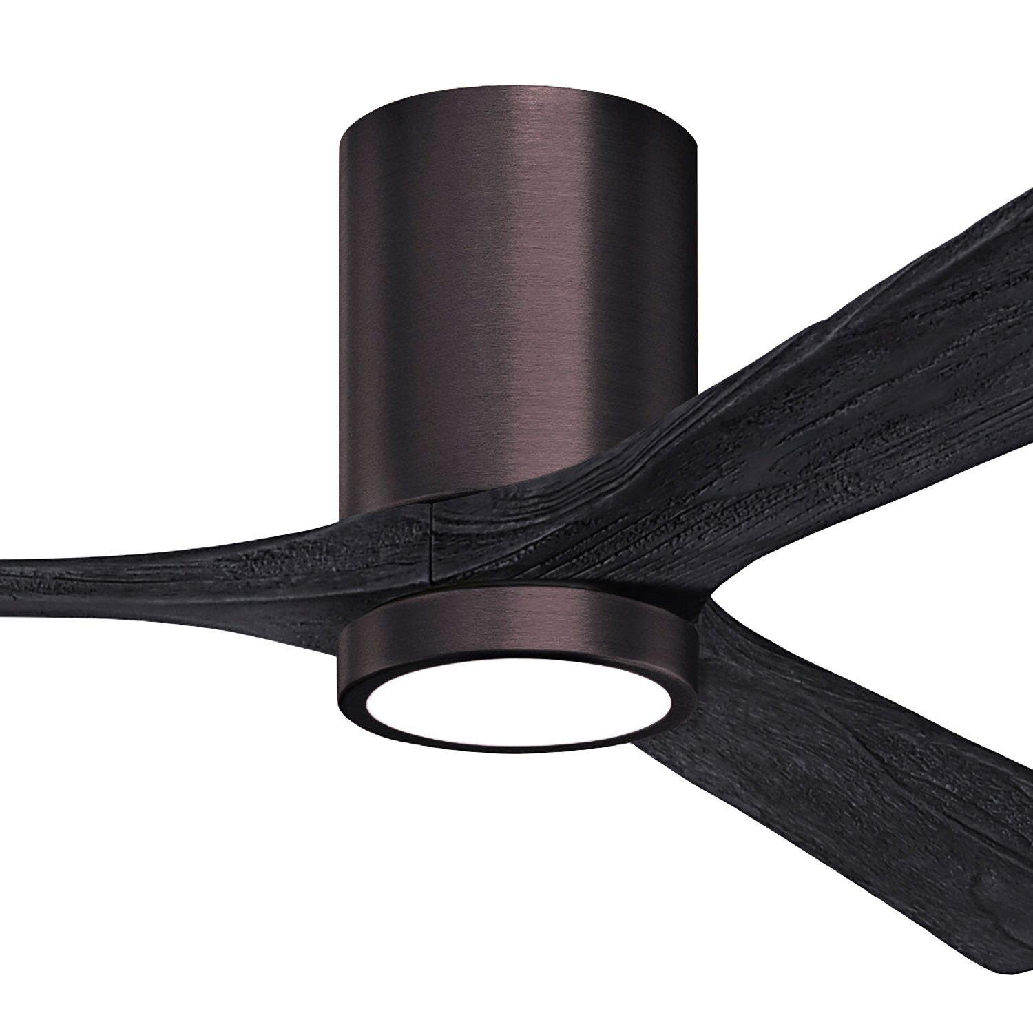 Image 2 60" Irene-3HLK Brushed Bronze and Black LED Ceiling Fan with Remote more views