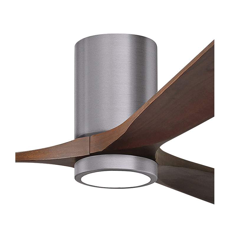 Image 2 60 inch Irene-3HLK Brushed Pewter and Walnut Tone Ceiling Fan more views