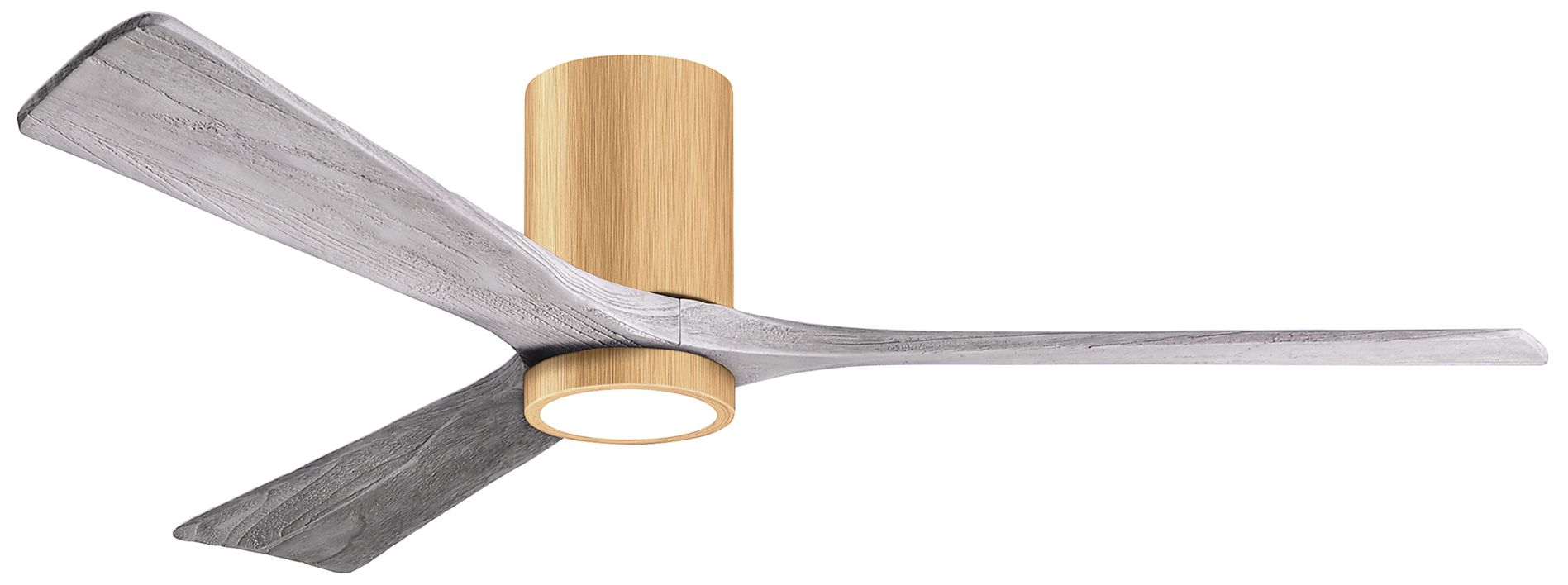 60" Irene-3HLK Light Maple and Barnwood Tone Ceiling Fan