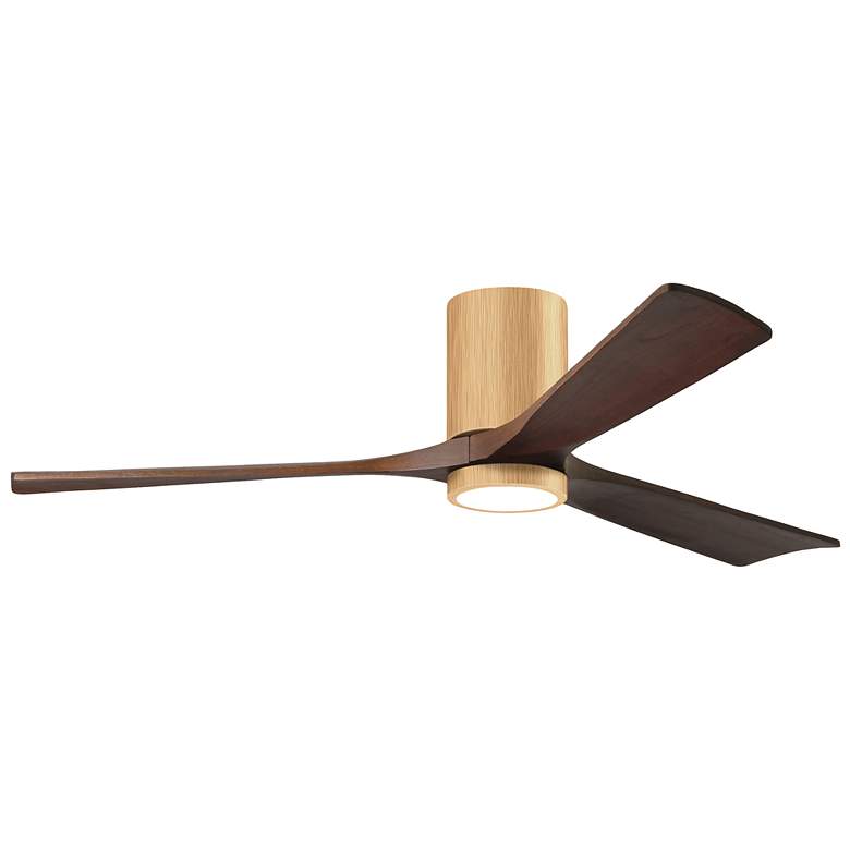 Image 1 60" Irene-3HLK Light Maple and Walnut Tone Ceiling Fan
