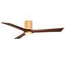 2_60" Irene-3HLK Light Maple and Walnut Tone Ceiling Fan more views