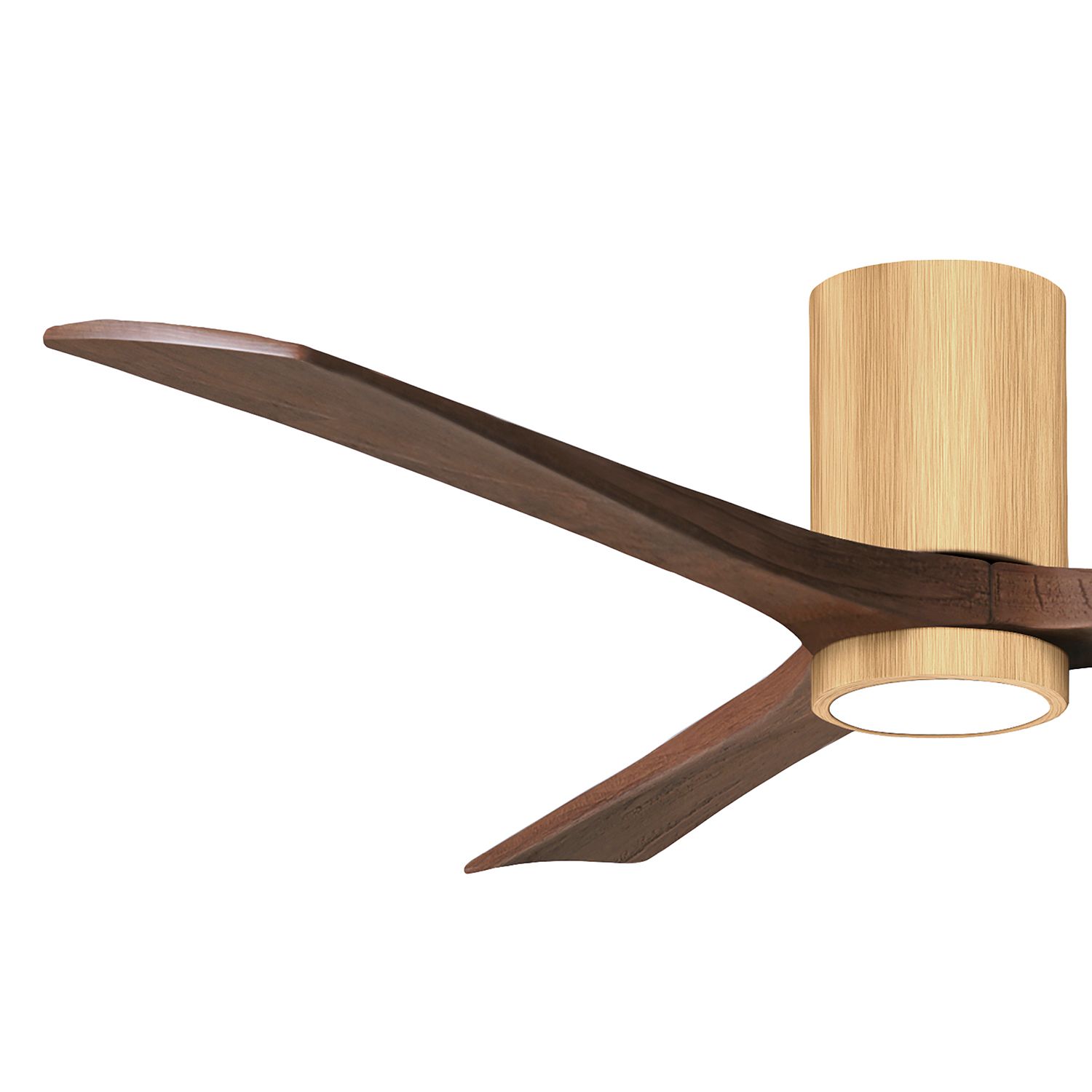 60" Irene-3HLK Light Maple and Walnut Tone Ceiling Fan