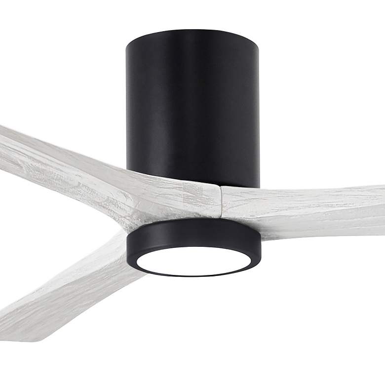 Image 2 60" Irene-3HLK Matte Black and Matte White LED Ceiling Fan with Remote more views