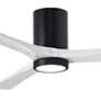 2_60" Irene-3HLK Matte Black and Matte White LED Ceiling Fan with Remote more views