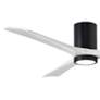 3_60" Irene-3HLK Matte Black and Matte White LED Ceiling Fan with Remote more views